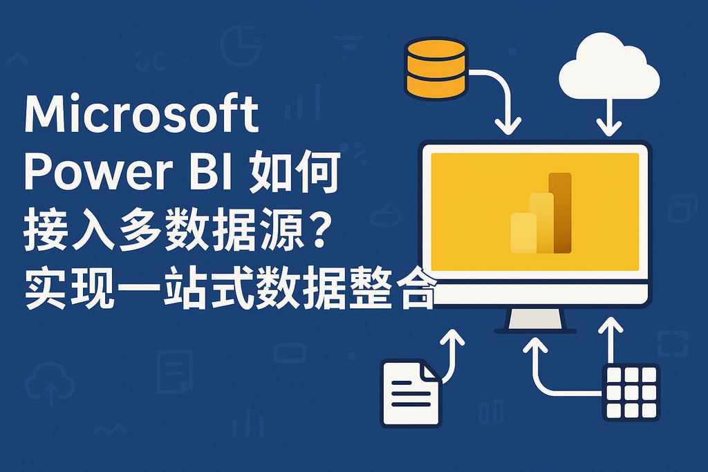 Microsoft Power BI如何接入多数据源？实现一站式数据整合